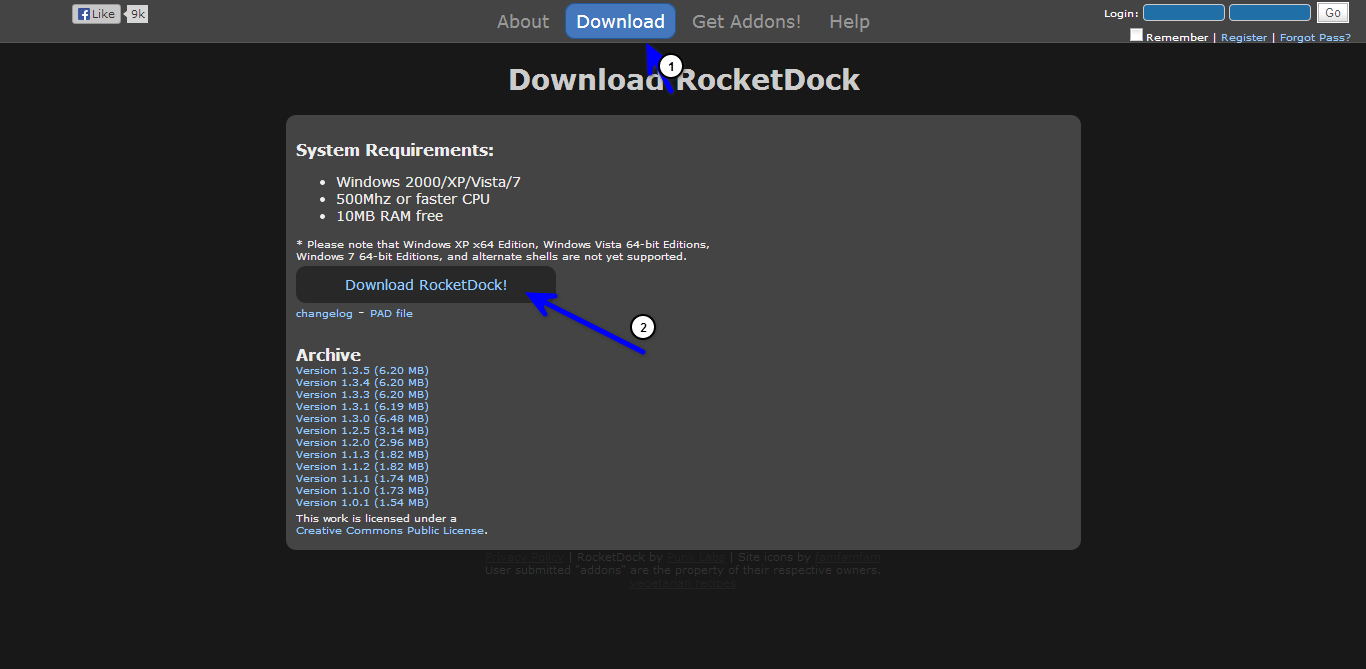 rocketdock mac os skin